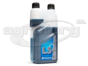 Husqvarna Olaj 2 ütemű Husqvarna LS+ 1 liter, kék, kimérős 2 ütemű olaj