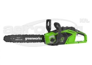 Greenworks Láncfűrész akkumulátoros Greenworks GD40CS15 40 v, 3/8-1.1-52 szemes, akku- és töltő nélkül Láncfűrész akkumulátoros